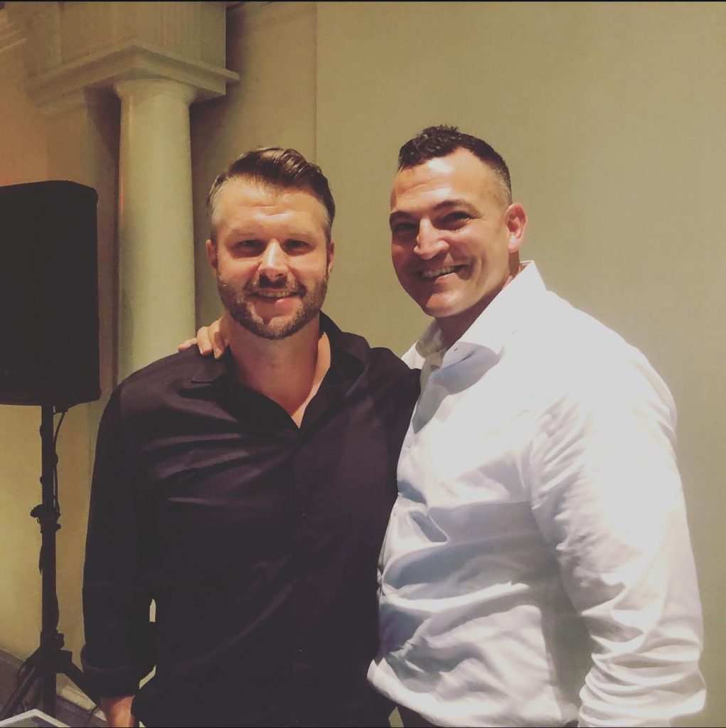 Vancouver DJ JT James at Wedding with groom